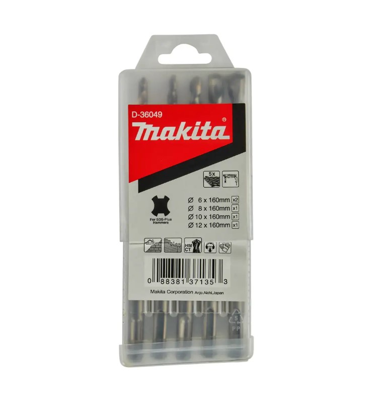 5-DJELNI SET BURGIJA SDS-Plus